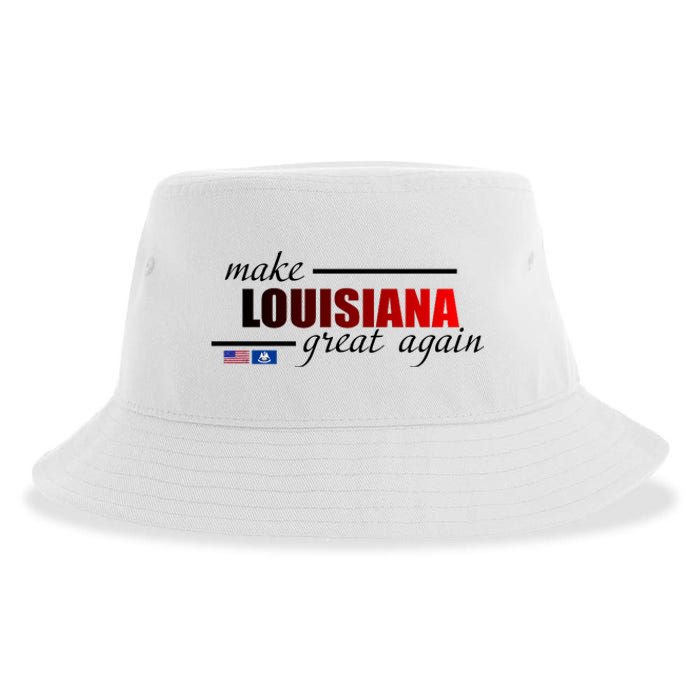 Make Louisiana Great Again Sustainable Bucket Hat