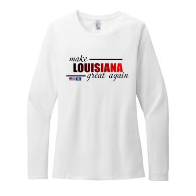 Make Louisiana Great Again Womens CVC Long Sleeve Shirt