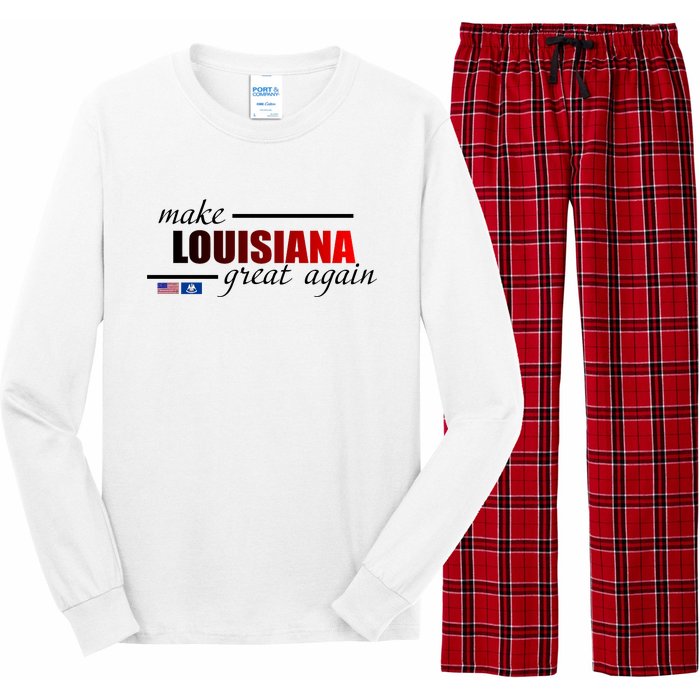 Make Louisiana Great Again Long Sleeve Pajama Set