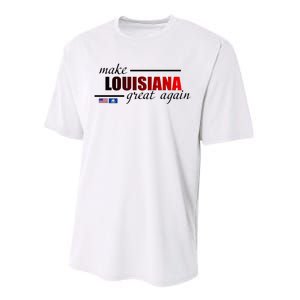 Make Louisiana Great Again Performance Sprint T-Shirt