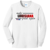 Make Louisiana Great Again Kids Long Sleeve Shirt