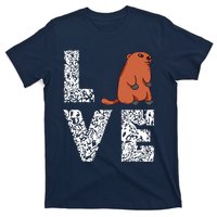 Marmot Love Groundhog Woodchuck Rodent Animal T-Shirt