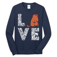 Marmot Love Groundhog Woodchuck Rodent Animal Tall Long Sleeve T-Shirt