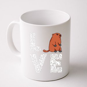 Marmot Love Groundhog Woodchuck Rodent Animal Coffee Mug