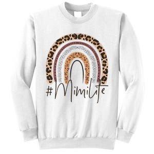 Mimi Life Grandma Cheetah Leopard  Christmas Fall Sweatshirt