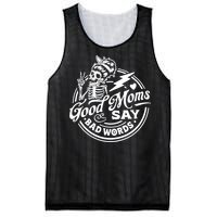 Mom Life Good Moms Say Bad Words Mesh Reversible Basketball Jersey Tank