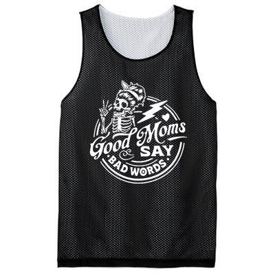 Mom Life Good Moms Say Bad Words Mesh Reversible Basketball Jersey Tank