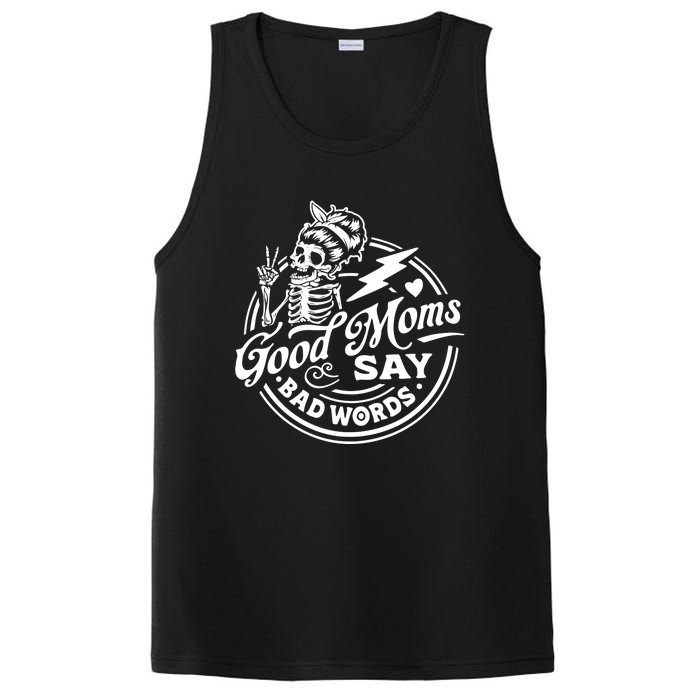 Mom Life Good Moms Say Bad Words PosiCharge Competitor Tank