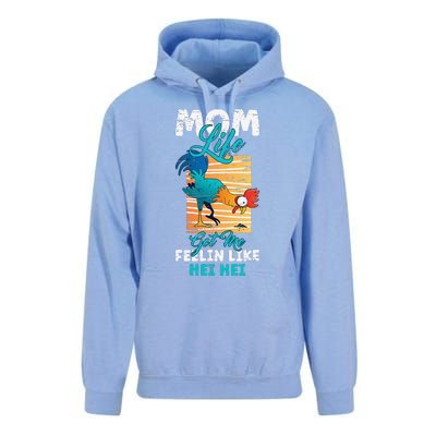 Mom Life Got Me Feelin Like Hei MotherS Day Sons Chicken Unisex Surf Hoodie