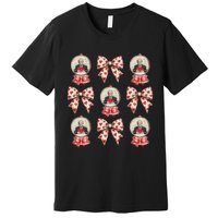 Make Love Great Again Trump Is My Valentine Coquette Bow Premium T-Shirt