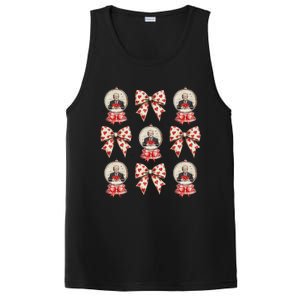 Make Love Great Again Trump Is My Valentine Coquette Bow PosiCharge Competitor Tank