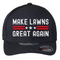 Make Lawns Great Again Lawn Mower Dad Gardener Flexfit Unipanel Trucker Cap