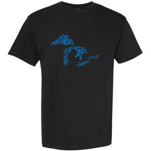 Michigan Love Great Lakes Garment-Dyed Heavyweight T-Shirt