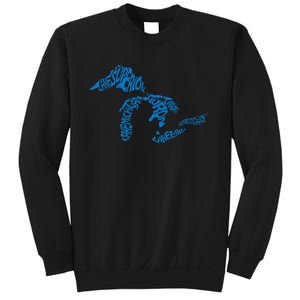 Michigan Love Great Lakes Sweatshirt