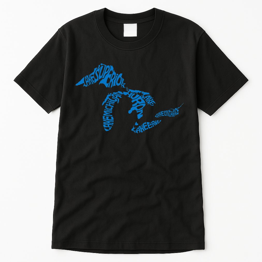 Michigan Love Great Lakes Tall T-Shirt
