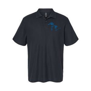 Michigan Love Great Lakes Softstyle Adult Sport Polo