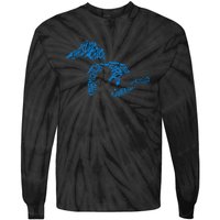 Michigan Love Great Lakes Tie-Dye Long Sleeve Shirt