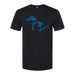 Michigan Love Great Lakes Softstyle CVC T-Shirt