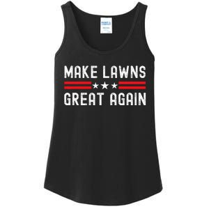 Make Lawns Great Again Funny Lawn Mower Dad Gardener Ladies Essential Tank