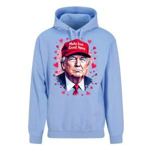 Make Love Great Again Funny Trump ValentineS Day 2025 Unisex Surf Hoodie