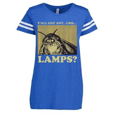 Moth Lamps Glow Insect Butterfly Enza Ladies Jersey Football T-Shirt