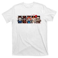 My Little Horror Crew Halloween Horror Movie Cats T-Shirt