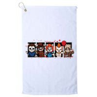 My Little Horror Crew Halloween Horror Movie Cats Platinum Collection Golf Towel