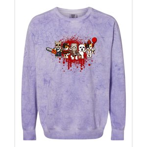 My Little Horror Crew Halloween Calico Cat Colorblast Crewneck Sweatshirt