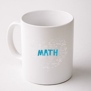 Math Lover Heart Mathematics Geek Gift Teacher Coffee Mug