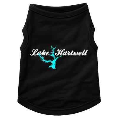 Minimalist Lake Hartwell Georgia South Carolina Doggie Tank
