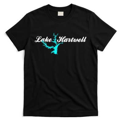 Minimalist Lake Hartwell Georgia South Carolina T-Shirt