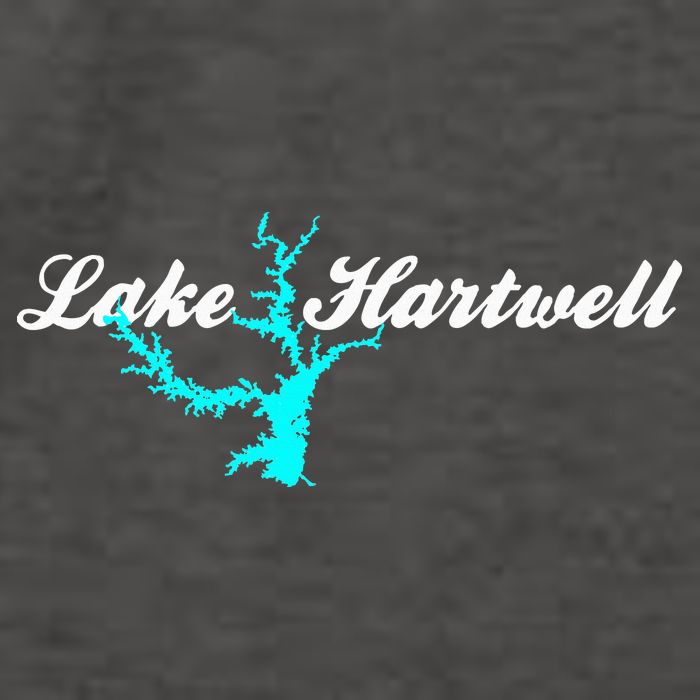 Minimalist Lake Hartwell Georgia South Carolina Vector Backpack