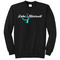 Minimalist Lake Hartwell Georgia South Carolina Sweatshirt