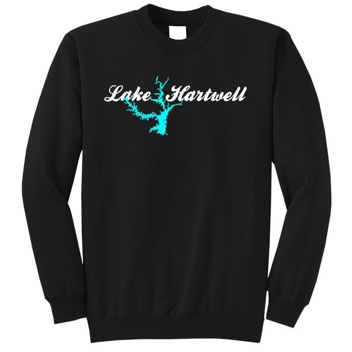 Minimalist Lake Hartwell Georgia South Carolina Sweatshirt