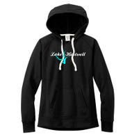 Minimalist Lake Hartwell Georgia South Carolina Women's Fleece Hoodie