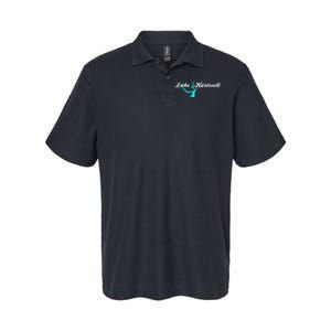 Minimalist Lake Hartwell Georgia South Carolina Softstyle Adult Sport Polo