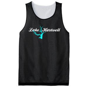 Minimalist Lake Hartwell Georgia South Carolina Mesh Reversible Basketball Jersey Tank