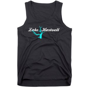 Minimalist Lake Hartwell Georgia South Carolina Tank Top