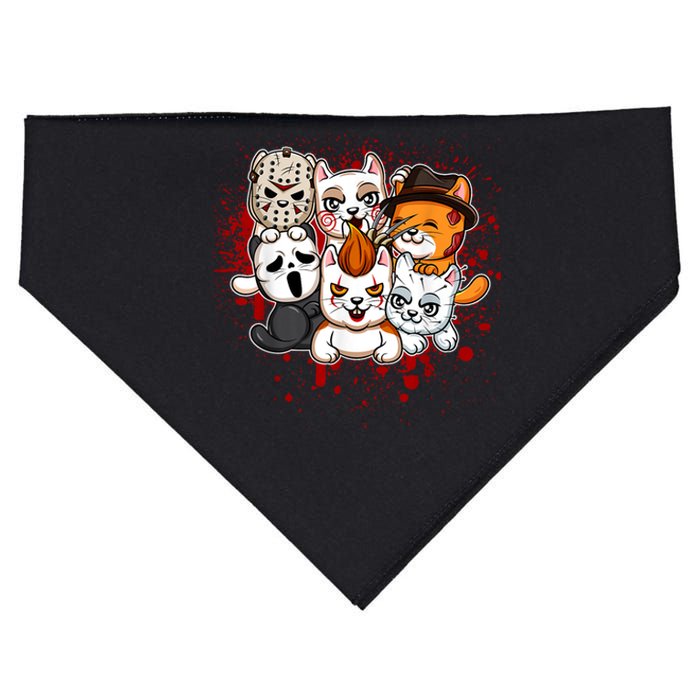 My Little Horror Crew Halloween Cats USA-Made Doggie Bandana