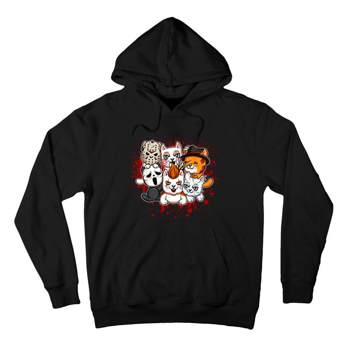 My Little Horror Crew Halloween Cats Hoodie