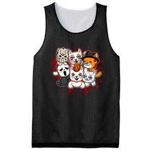 My Little Horror Crew Halloween Cats Mesh Reversible Basketball Jersey Tank