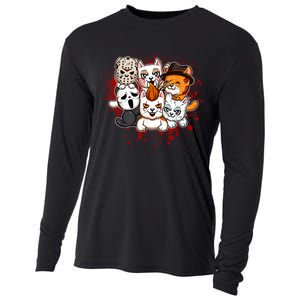 My Little Horror Crew Halloween Cats Cooling Performance Long Sleeve Crew