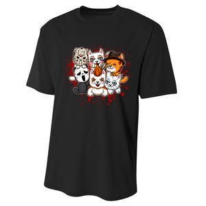 My Little Horror Crew Halloween Cats Performance Sprint T-Shirt