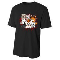 My Little Horror Crew Halloween Cats Performance Sprint T-Shirt