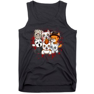 My Little Horror Crew Halloween Cats Tank Top