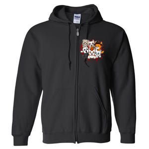 My Little Horror Crew Halloween Cats Full Zip Hoodie