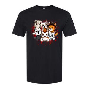 My Little Horror Crew Halloween Cats Softstyle CVC T-Shirt