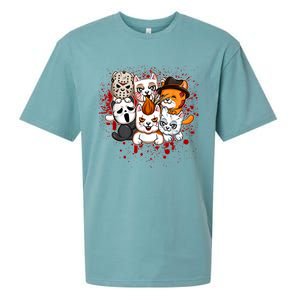 My Little Horror Crew Halloween Cats Sueded Cloud Jersey T-Shirt