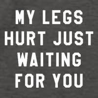 My Legs Hurt Just Waiting Marathon Watching Vector Backpack
