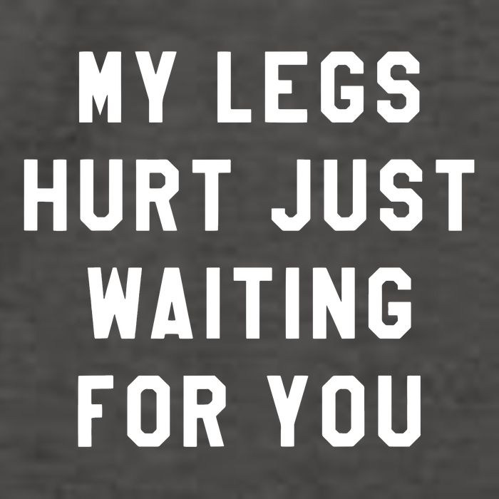 My Legs Hurt Just Waiting Marathon Watching Vector Backpack